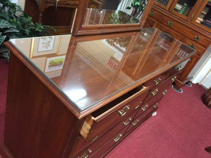 Knob Creek Nine Drawer Dresser with Mirror