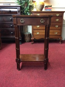 Small Modern Mahogany Hall Stand