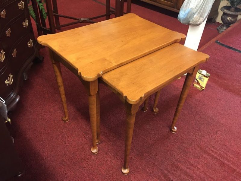 Ethan Allen Maple Nesting Tables