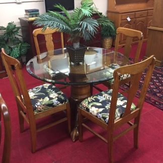 Glass Table and Four Chairs