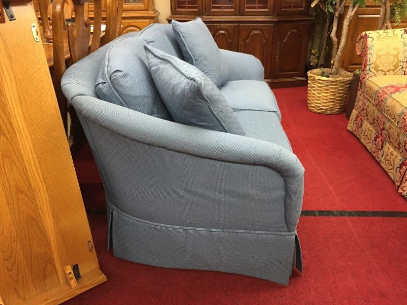 Hickory Chair Blue Loveseat