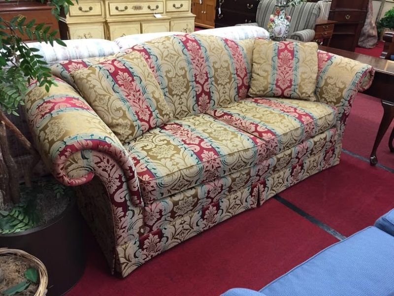 Sherrill Damask Sofa