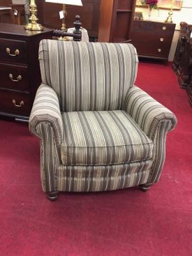 Smith Brothers Striped Arm Chair
