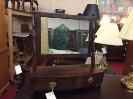 Antique Mahogany Dresser Mirror