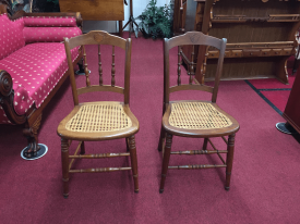 Antique Cane Seat Chairs