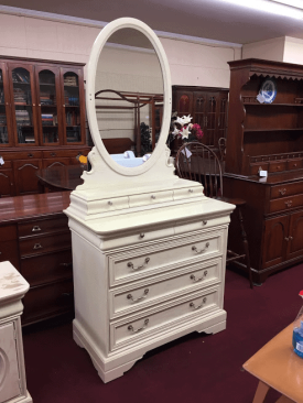 Lexington White Oak Dresser with Mirror