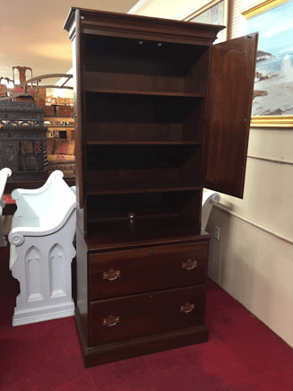 Filing Cabinet with Bookcase Top, Knob Creek Furniture - Image 2