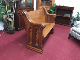 Antique Church Pew - Four Foot Long