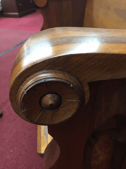 Antique Church Pew - Four Foot Long - Image 5