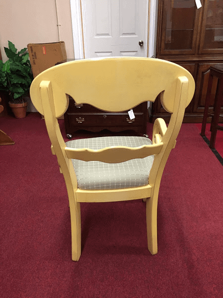 Nichols and Stone Yellow Arm Chairs