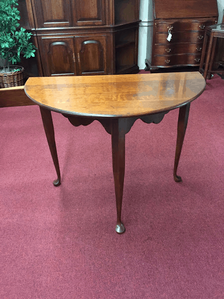 Cherry Demi Lune Hall Table
