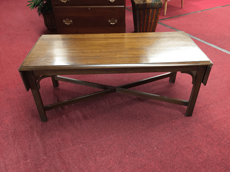 Cherry Coffee Table with Side Drop Leaves