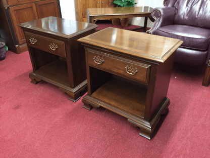 Nightstands, Jamestown Furniture, Cherry Wood - Image 2