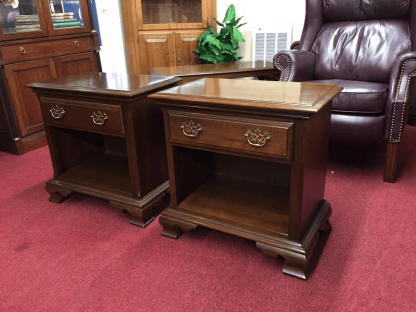 Nightstands, Jamestown Furniture, Cherry Wood - Image 8