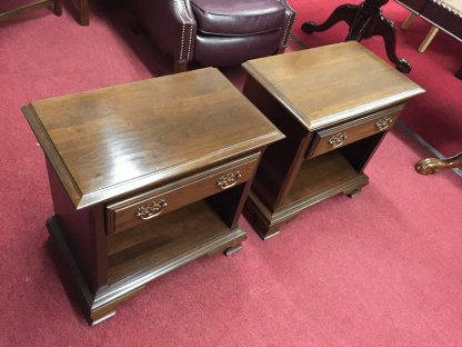 Nightstands, Jamestown Furniture, Cherry Wood - Image 7