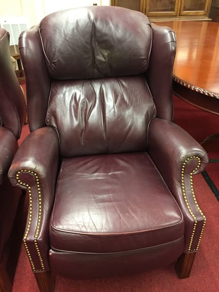 Vintage Leather Recliners Pennsylvania, Pennsylvania House Leather Sofa