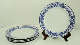 Nippon "Royal Sometuke" Dinner Plates - Set of Five