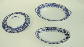 Nippon "Royal Sometuke" Serving Dishes - Set of Three