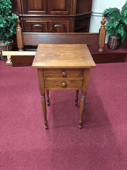 Cherry Two Drawer Work Table