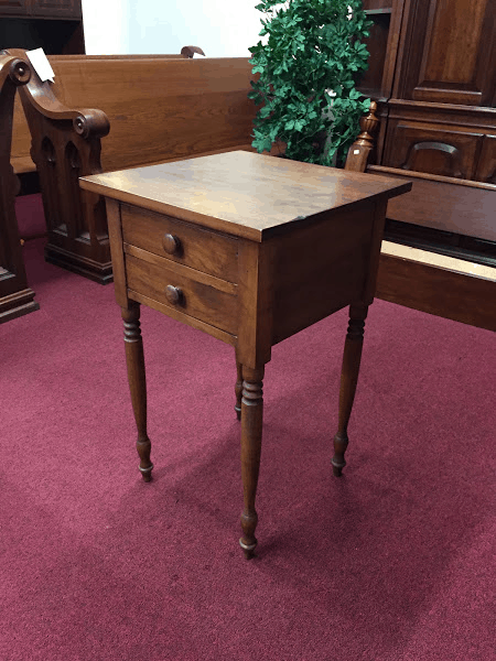 Cherry Two Drawer Work Table