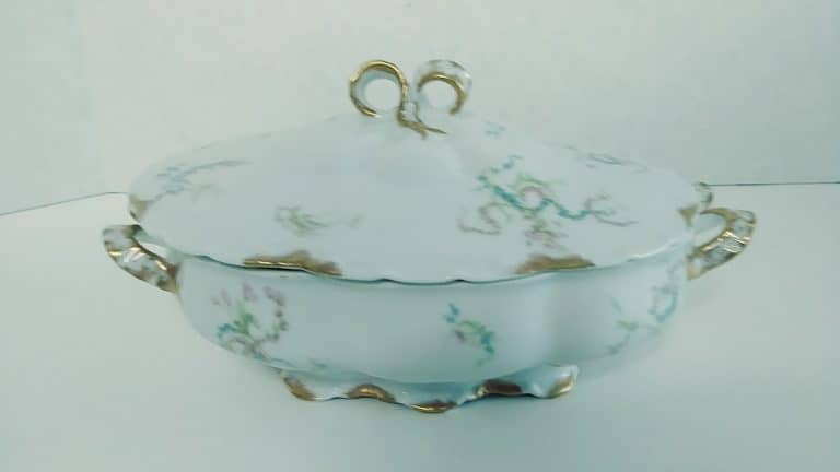 Vintage Haviland & Co Limoges France Large 11" Covered Serving Bowl