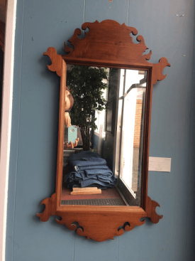 Custom Made Cherry Chippendale Mirror