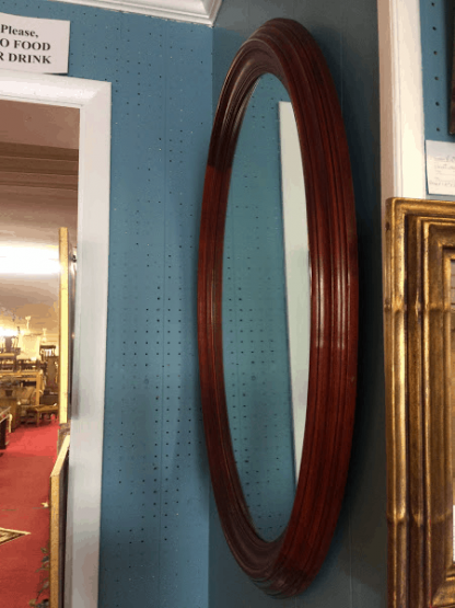 Statton Cherry Oval Mirror