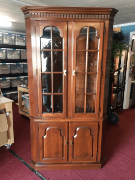 Queen Anne Curio Cabinet