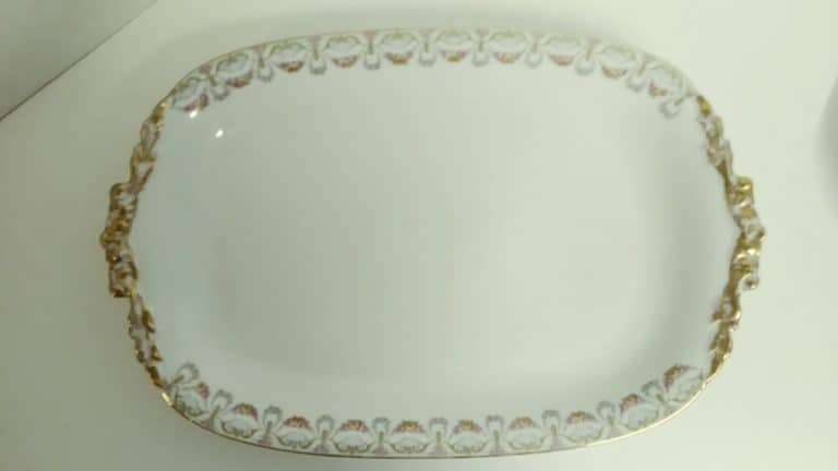 Vintage J.P. France Jean Pouyat Limoges Platter 16.5" by 11.5 Inches