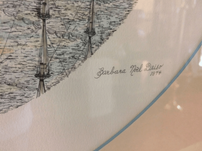 Vintage Artwork, Framed and Signed, Annapolis Maryland - Image 5