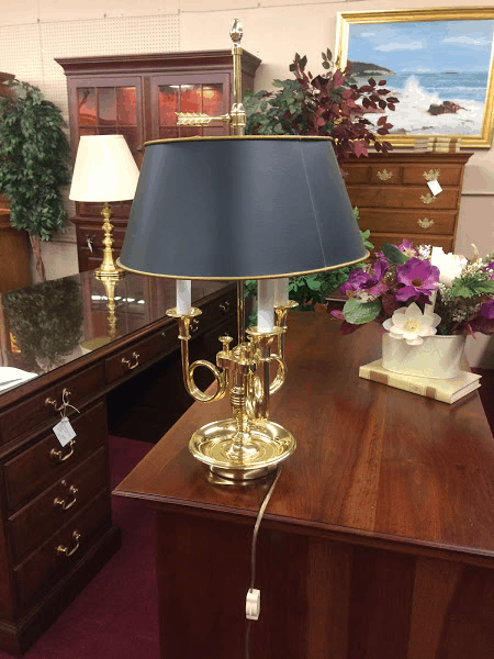 Vintage Baldwin Bouillette Lamp
