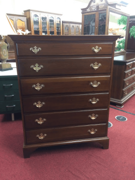 Vintage Davis Cherry Chest of Drawers