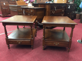 Pennsylvania House Cherry End Tables - a Pair