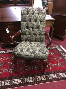 Vintage Tufted Arm Chair