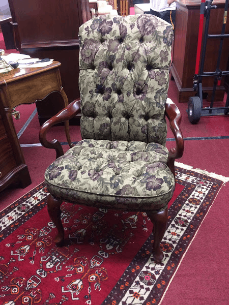 Vintage Tufted Arm Chair