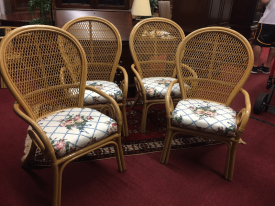 Vintage Bent Arm Sunroom Chairs