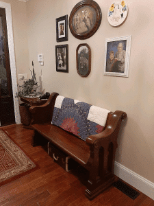 what to do with an antique church pew