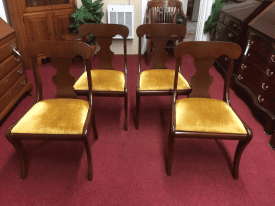 Vintage Craftique Dining Chairs - Set of Four