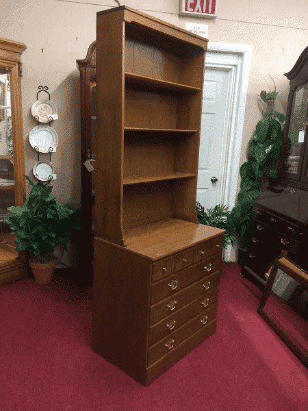 Maple Chest Bookcase Top Ethan Allen, Ethan Allen Bookcase With Drawers