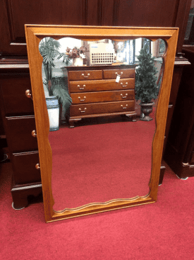 Vintage Ethan Allen Maple Mirror