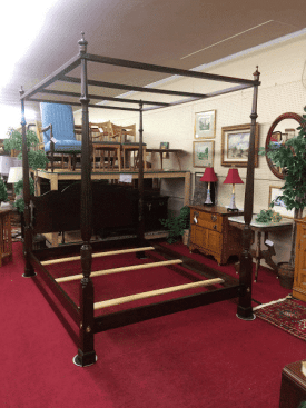 Queen Size Cherry Canopy Bed