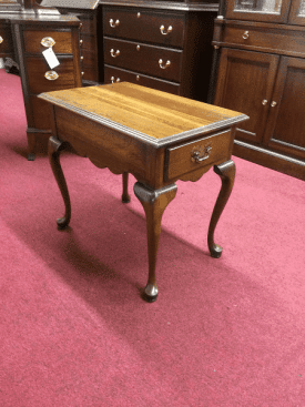 Harden Furniture, Cherry End Table with Drawer