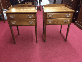 Ethan Allen Baumritter Maple End Tables