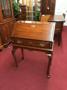 Vintage Cherry Secretary Desk, Henkel Harris Furniture