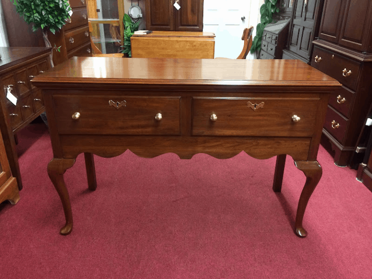 Best Price Vintage Server, Henkel Harris Furniture, Solid Cherry For Sale