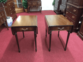Vintage Mahogany Pembroke End Tables