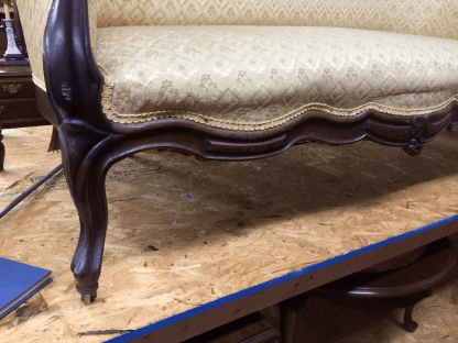 Antique Sofa, Victorian Furniture, Old Settee - Image 6