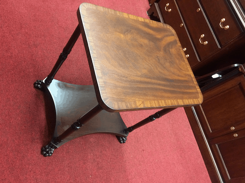 Vintage Mahogany Stand, Claw Foot Table