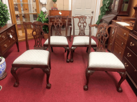 Lexington Chippendale Chairs, Set of Four