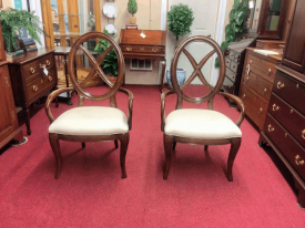 Thomasville Arm Chairs, Bogart Collection